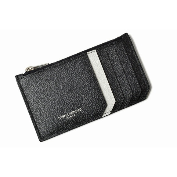 Saint Laurent Ship Calf Case Pouch Black Coin - Picture 1 of 9